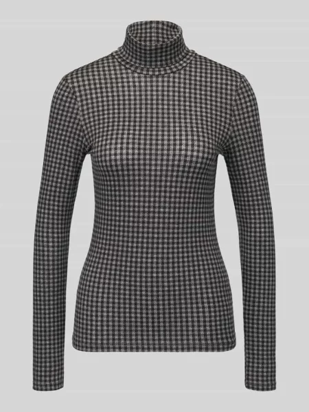 Bluzka z długim rękawem o kroju slim fit z mieszanka lyocellu Jake*s Casual