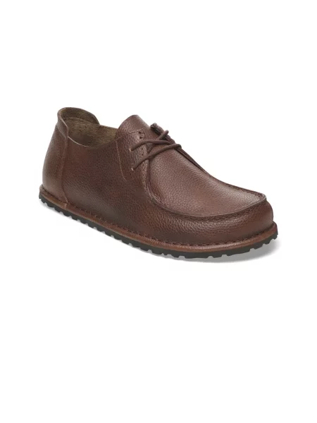 Półbuty Birkenstock skórzane brązowe
