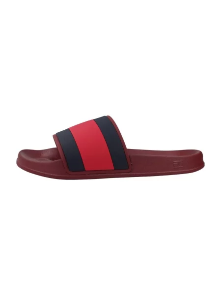 Šľapky Tommy Hilfiger vínová