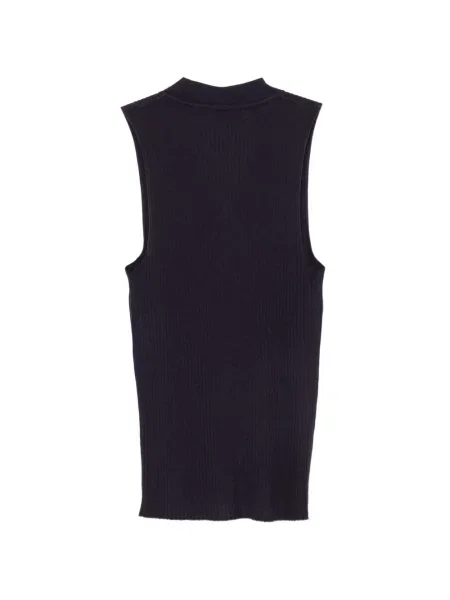 Cardigan Tela fără mâneci tricotate violet