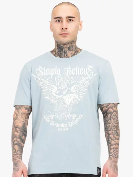 Футболка Tapout Throper блакитний