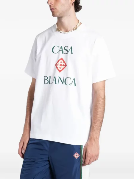 Tricou Casablanca cu autograf alb