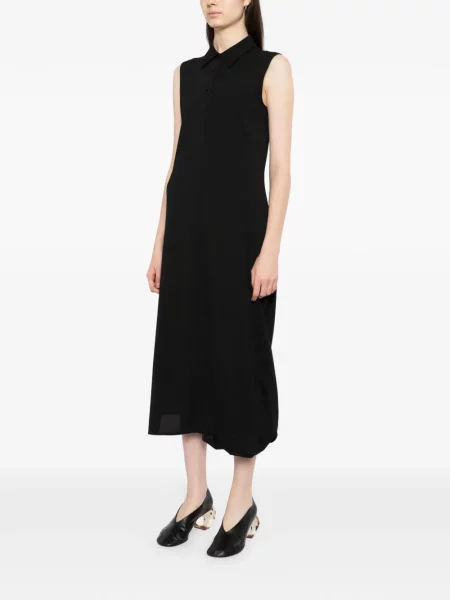 Rochie Less fără mâneci negru
