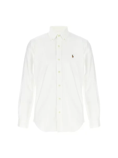 Koszula Polo Ralph Lauren z długim rękawem z twillu biała