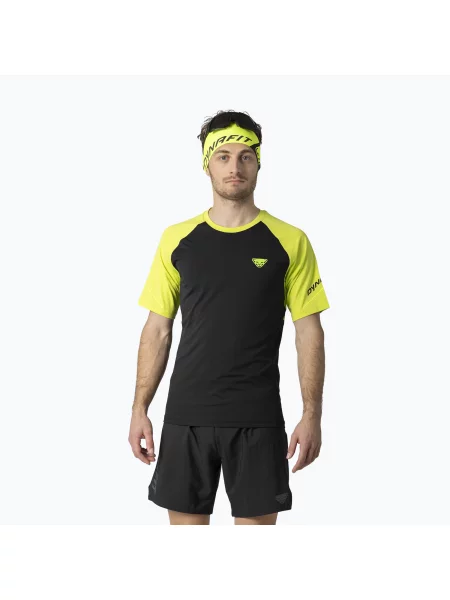 Tricou de alergare pentru bărbați DYNAFIT Alpine Pro ultra galben