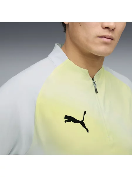 PUMA koszulka piłkarska Individual Lightspeed Ultimate z zamkiem Odzież S szary