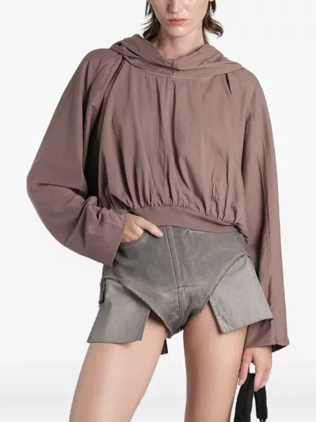 Decupat hanorac cu glugă Rick Owens Drkshdw violet