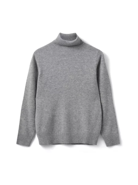 Sweter Sofie Schnoor z wysokim kołnierzem szary