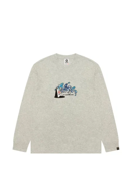 Lung tricou Aape By A Bathing Ape gri