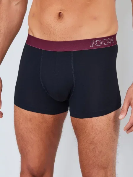JOOP! Boxerky tmavomodrá / tmavočervená / čierna biela