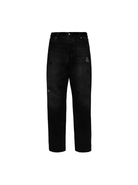 Jeansy straight leg Richmond czarne