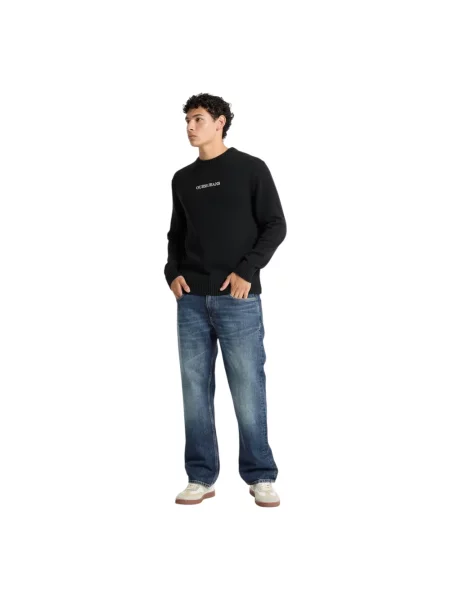 Guess Jeans sweter granatowy