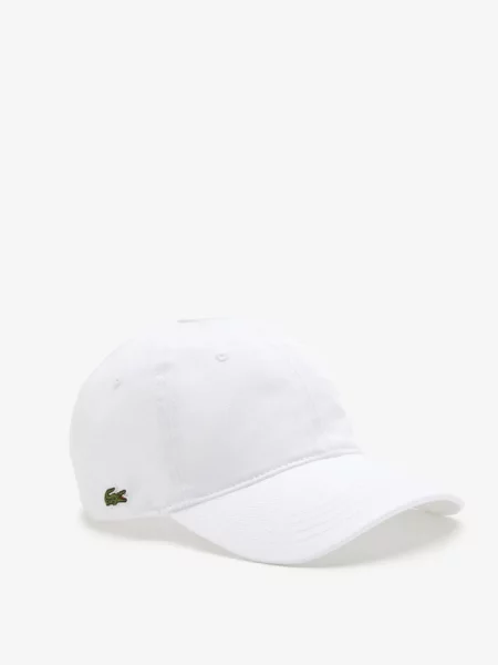 Дитяча кепка Lacoste біла