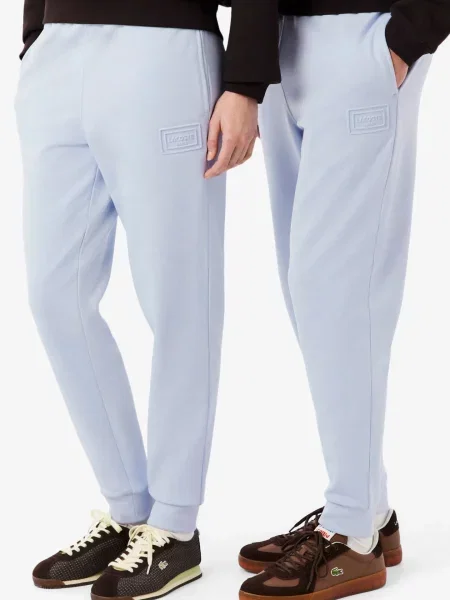 Дитячі штани Lacoste блакитні
