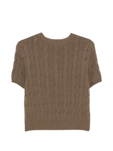 Scurt pulover Ralph Lauren Collection maro