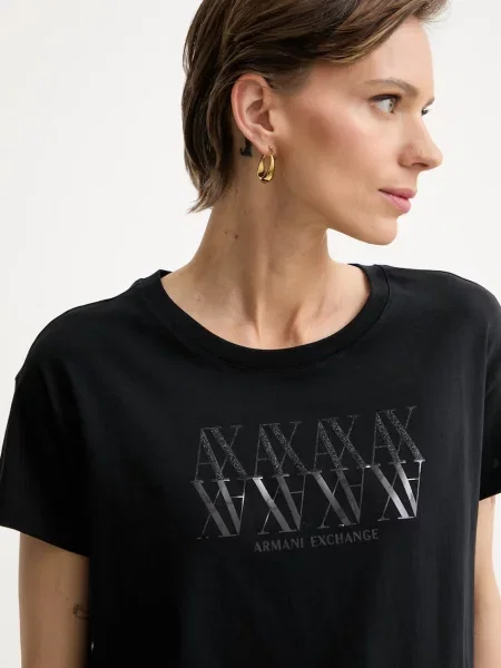 Póló Armani Exchange fekete