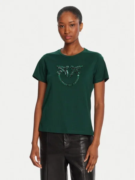 PINKO Tricou Quentin verde
