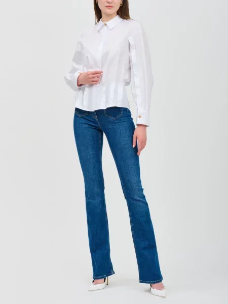 Сорочка Elisabetta Franchi біла