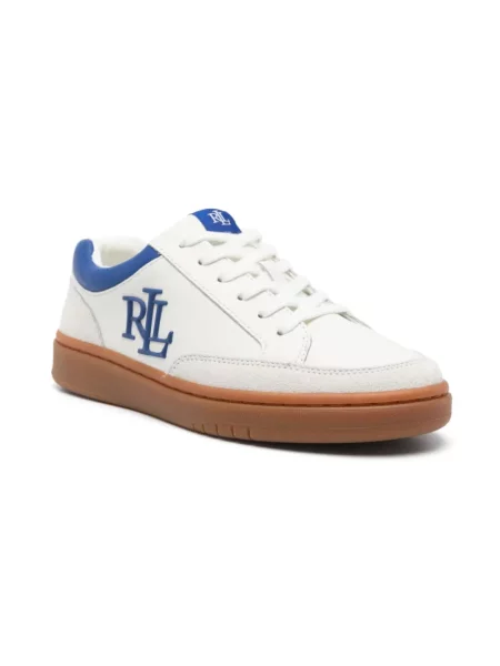 Sneakersy Ralph Lauren sznurowane białe