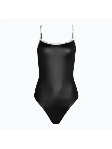 Дамски бански костюм от една част Calvin Klein Scoop One Piece black черно