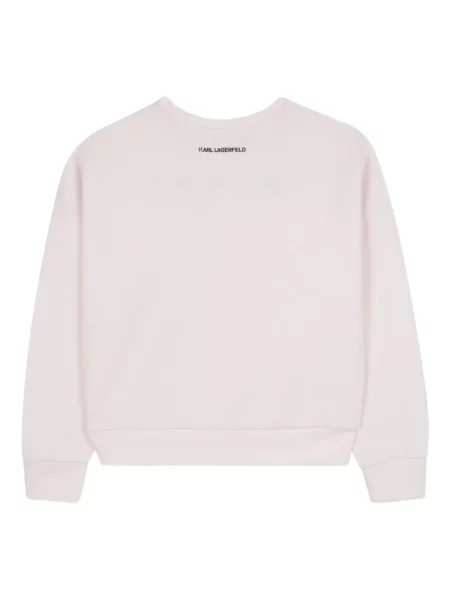 Bluza dziecięca Karl Lagerfeld różowa