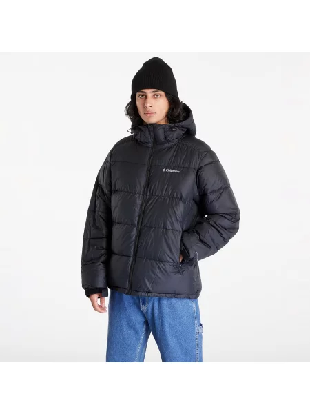 Pikčasta jakna Columbia s kapuco črna