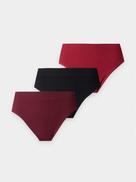 Lindex Slip roșu / roșu bordeaux negru