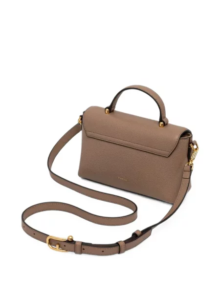 Geantă shopper Furla din piele maro