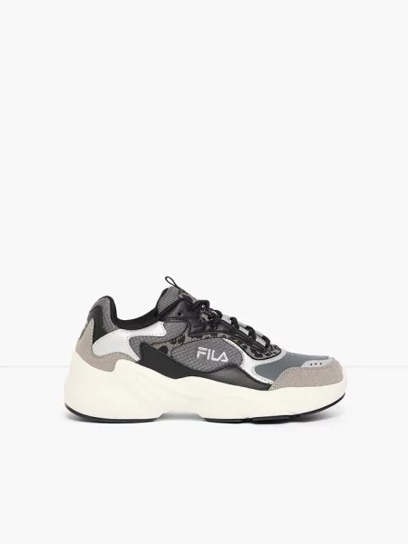 Sneakersy chunky marki Fila ze zwierzęcymi detalami czarne