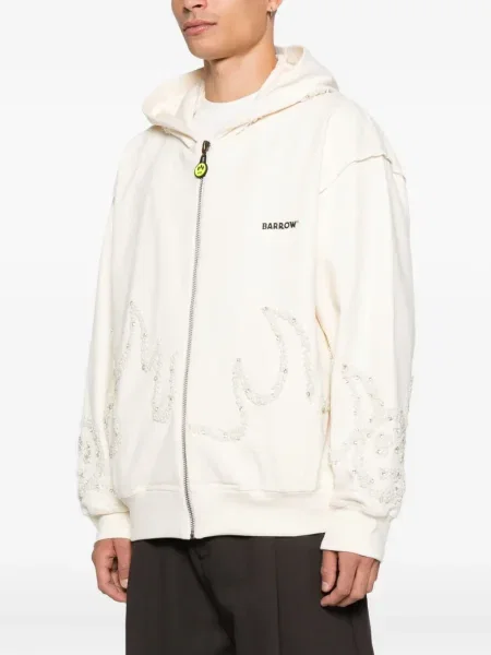 Majica s kapuljačom Barrow bijela