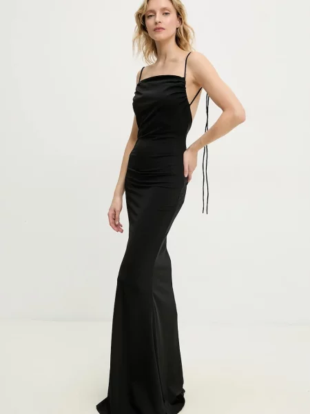 Answear Lab rochie maxi evazati negru