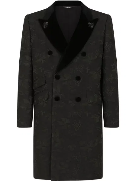 Palton Dolce & Gabbana din cașmir negru