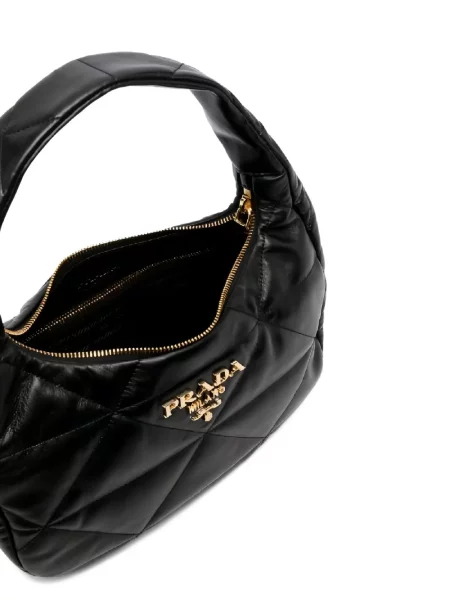 Geanta de piele Prada din piele negru