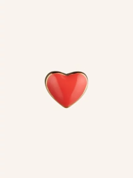 Lulu Copenhagen Puzetové Náušnice Love U Ze Stříbra Ryzosti červená/ zlatá červené