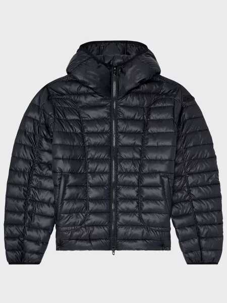 Куртка Diesel с камнями черная