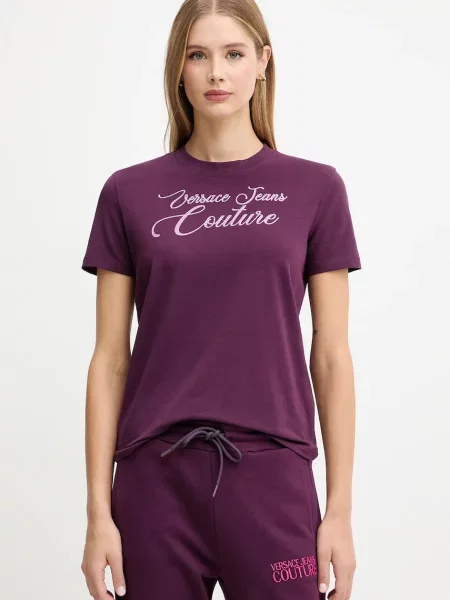 Versace Jeans Couture tricou bordo