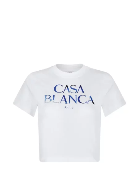 Tricou Casablanca cu imagine alb