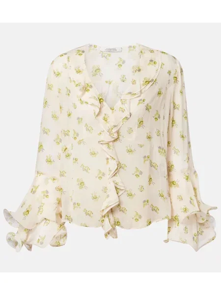 Aerisit bluză Dorothee Schumacher cu model floral