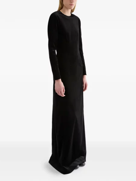 Rochie Jil Sander de catifea negru
