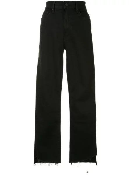 Decupat blugi Mother negru