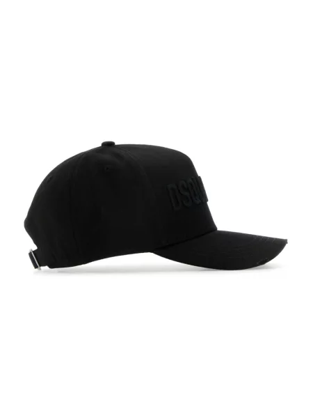 Czapka z daszkiem Dsquared2 czarna