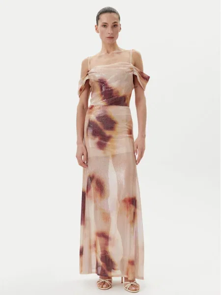 Eleh Večerné šaty béžová