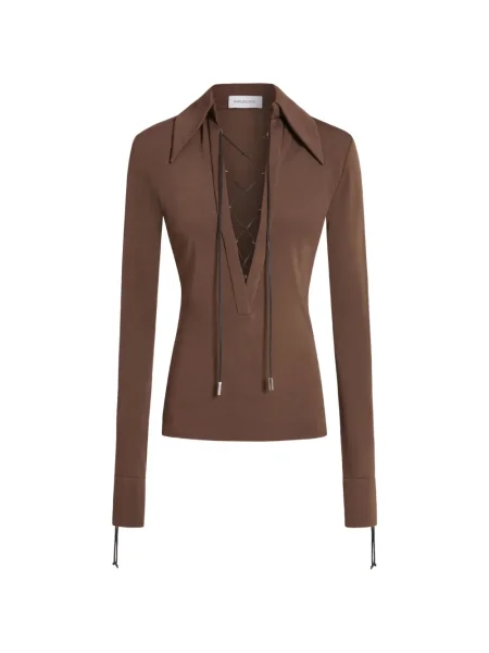 Top 16arlington din dantelă maro