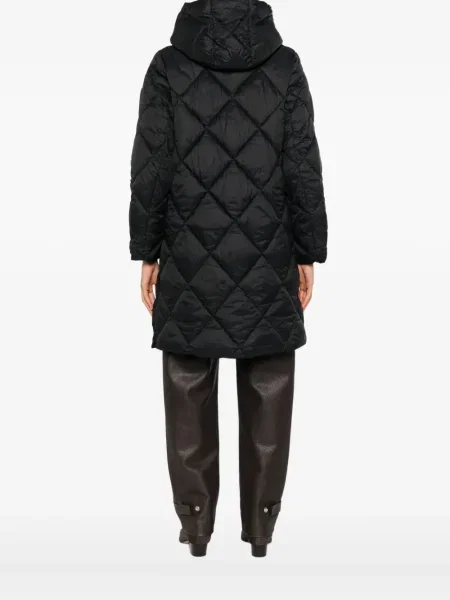 Palton Lauren Ralph Lauren cu glugă negru