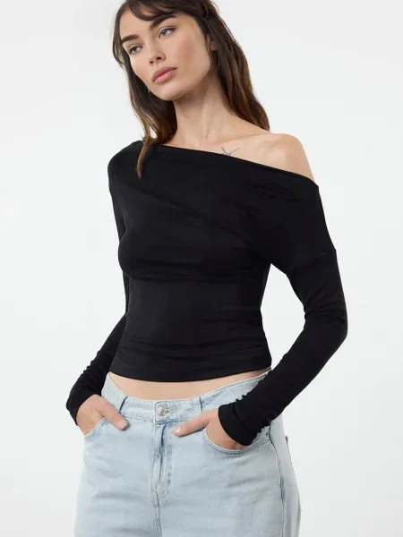 Trendyol Tricou negru