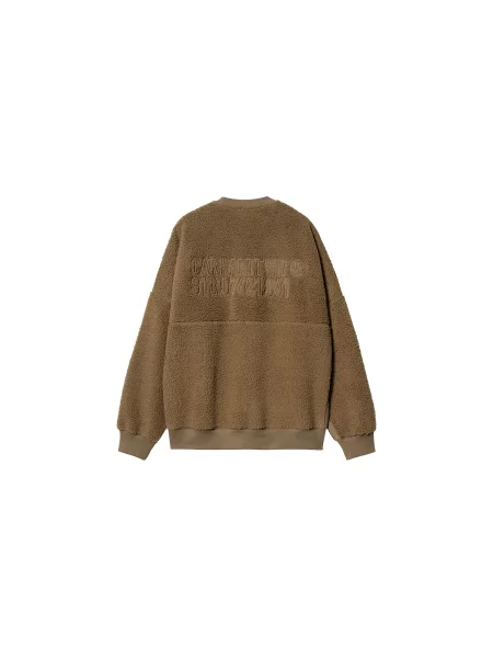 Carhartt WIP Coordinate Sweat Chocolate Mężczyźni Kurtki Carhartt WIP Size: L brązowy