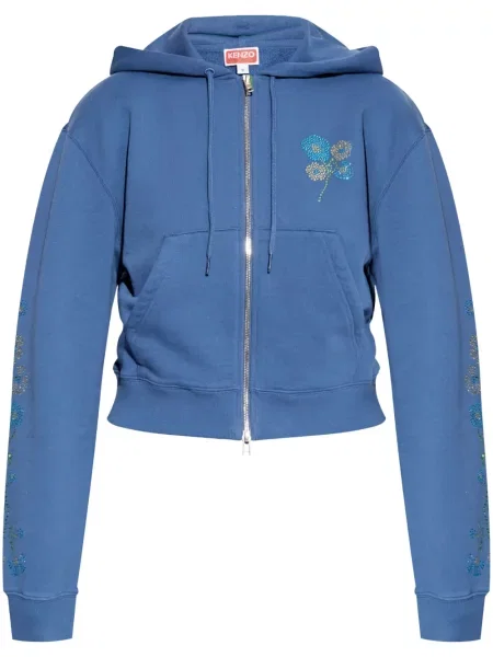 Cardigan Kenzo cu imagine albastru