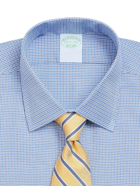 Kockás ing Brooks Brothers kék