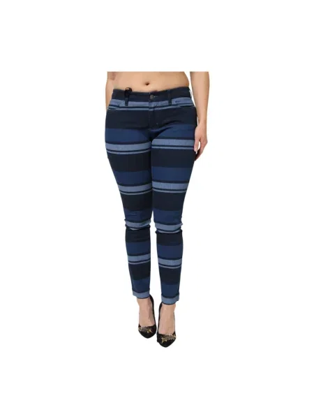 Skinny jeansy skinny Dolce And Gabbana niebieskie