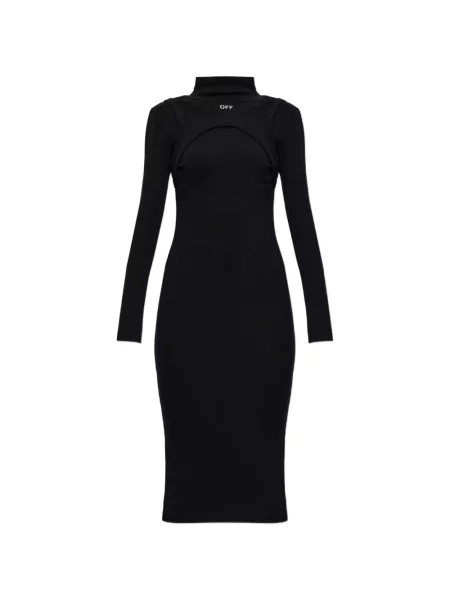 Rochie midi Off-white alb